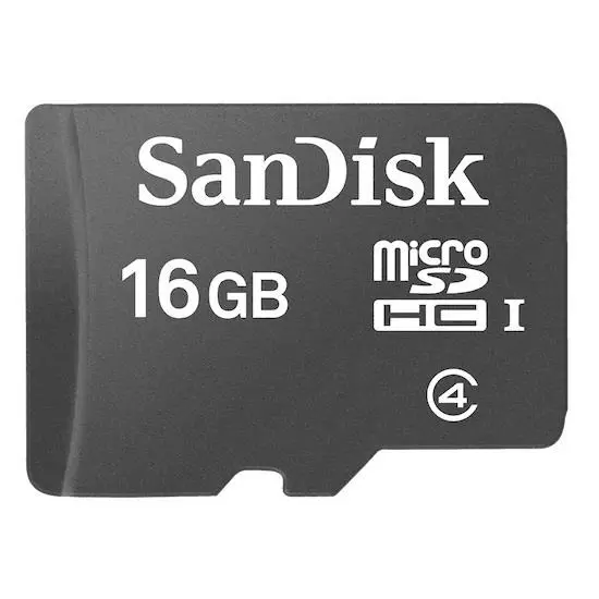 SanDisk Micro SD Card 16 GB Memory Size 15x11x1 mm, SDSDQAB-016G