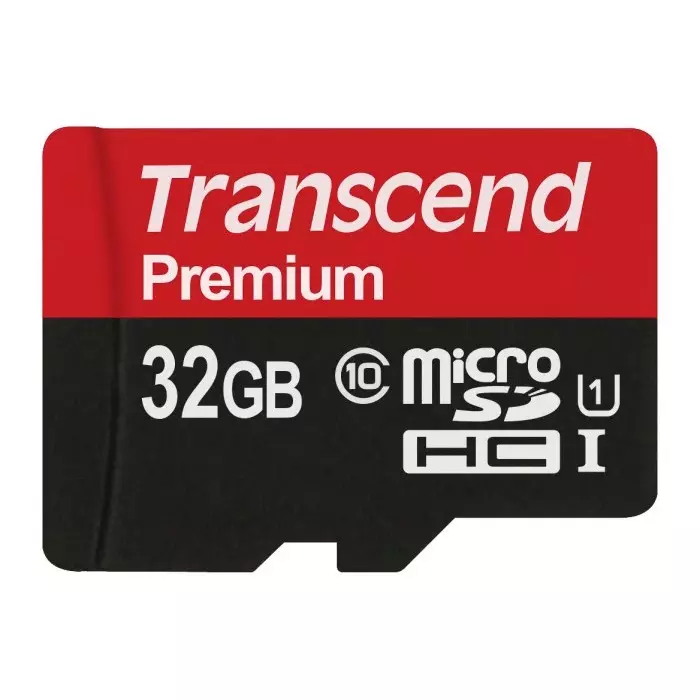 Transcend 32 GB MicroSDHC Micro SD Card, Class 10, UHS-1 U1, TS32GUSDU1