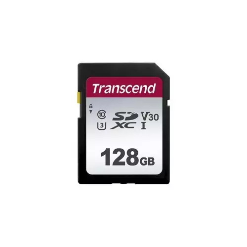 Transcend 128 GB SD SD Card, Class 10, TS128GSDC300S