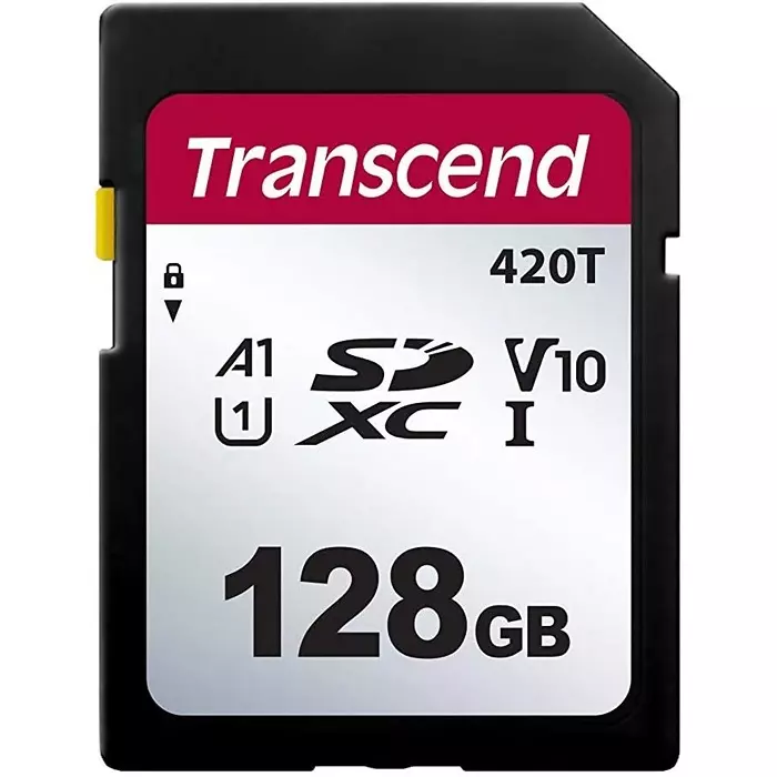 Transcend 128 GB SD SD Card, A1, U1, V10, TS128GSDC420T
