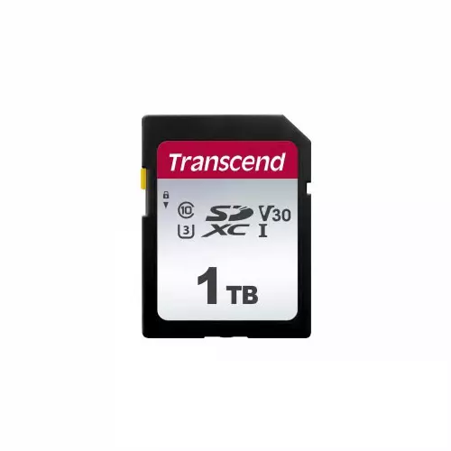 Transcend 1 TB SDXC SD Card, Class 10, TS1TSDC300S