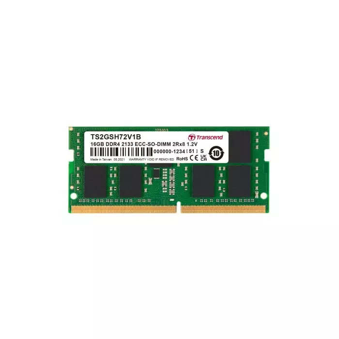 Transcend 16 GB DDR4 Desktop, Server RAM, 2133Mbit/s, SODIMM, 1.2V, TS2GSH72V1B