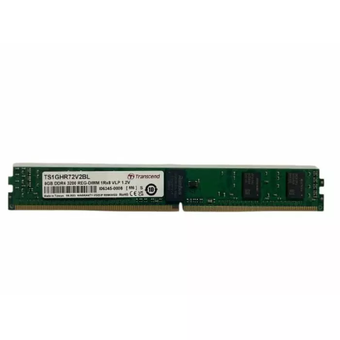 Transcend 8 GB DDR4 RAM, 3200Mbit/s, RDIMM, 1.2V, TS1GHR72V2BL