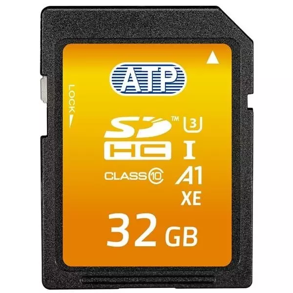 ATP Industrial SD Card 32 GB Memory Size 32x24x2.1 mm, AF32GSD4A-BBBIM