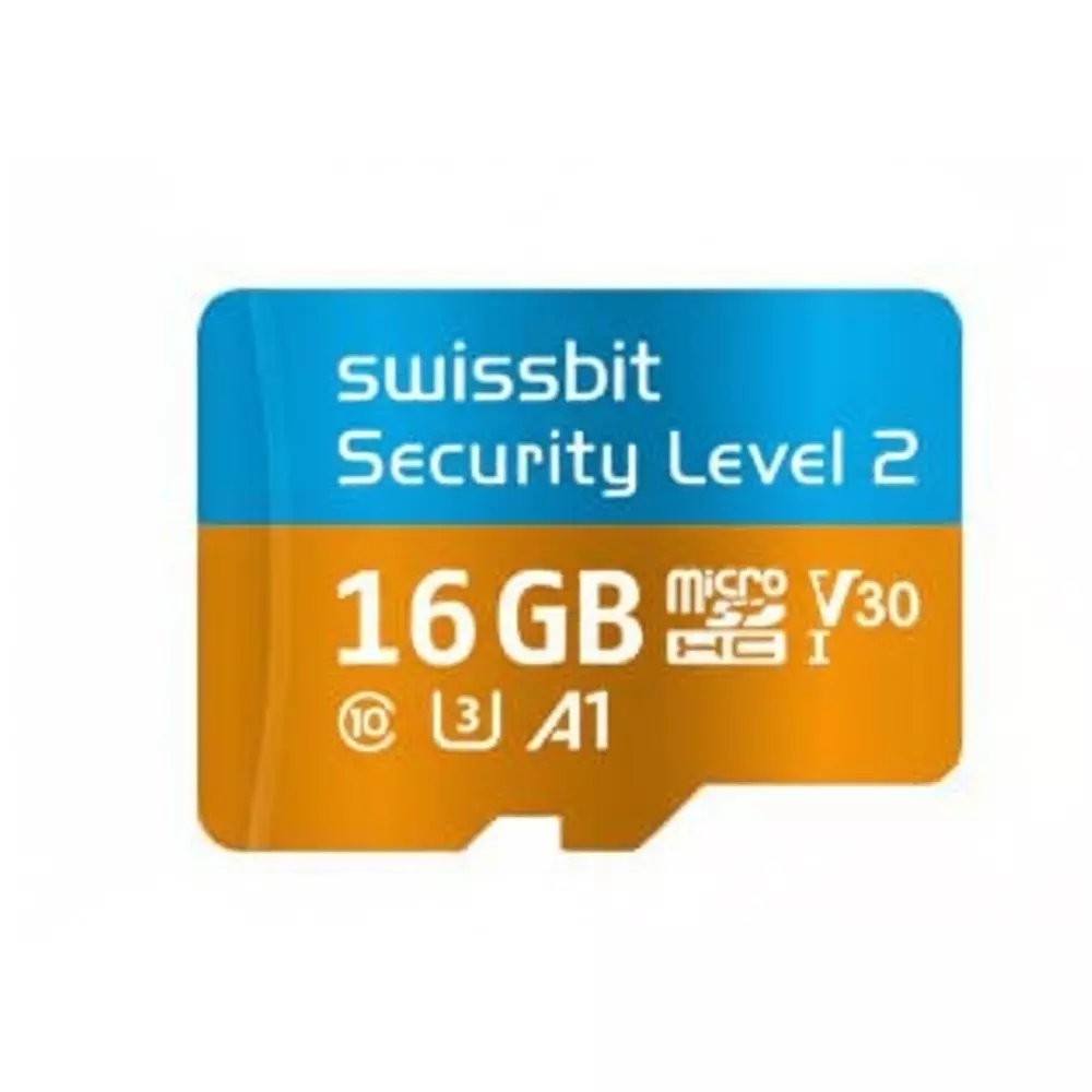 SWISSBIT Memory Card 16 GB Memory Size 15x11x0.7 mm, SFSD016GN1PT1TB-I-5E-02P-SW8