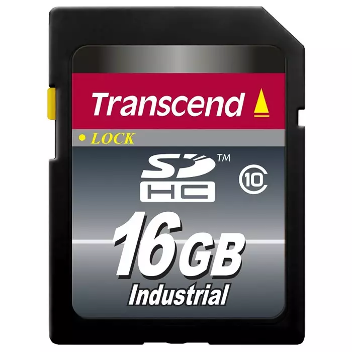 Transcend 16 GB Industrial SDHC SD Card, Class 10, TS16GSDHC10I