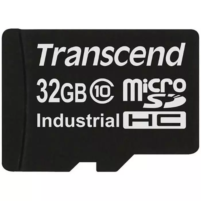 Transcend 32 GB Industrial MicroSD Micro SD Card, Class 10, TS32GUSDC10I