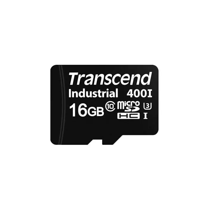 Transcend 16 GB Industrial MicroSDHC, MicroSDXC Micro SD Card, UHS-I, TS16GUSD400I