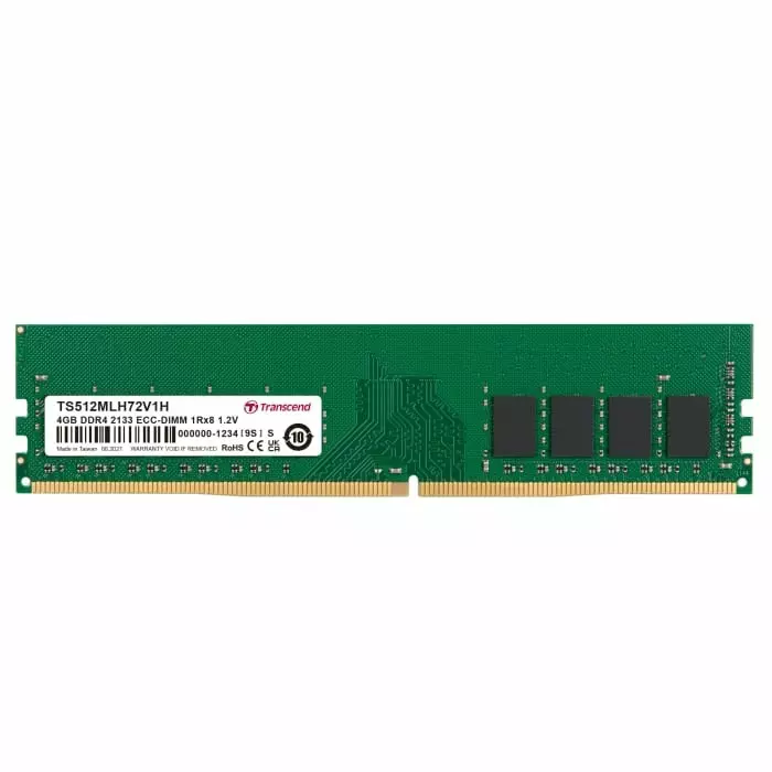 Transcend 4 GB DDR4 Desktop, Laptop RAM, 2133Mbit/s, DIMM, 1.2V, TS512MLH72V1H