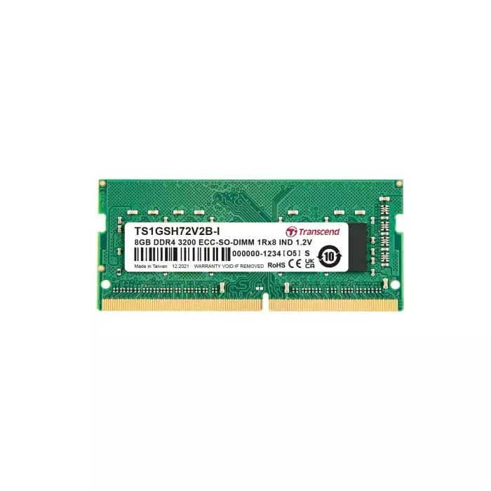 Transcend 8 GB DDR4 RAM, 3200Mbit/s, SODIMM, 1.2V, TS1GSH72V2B-I