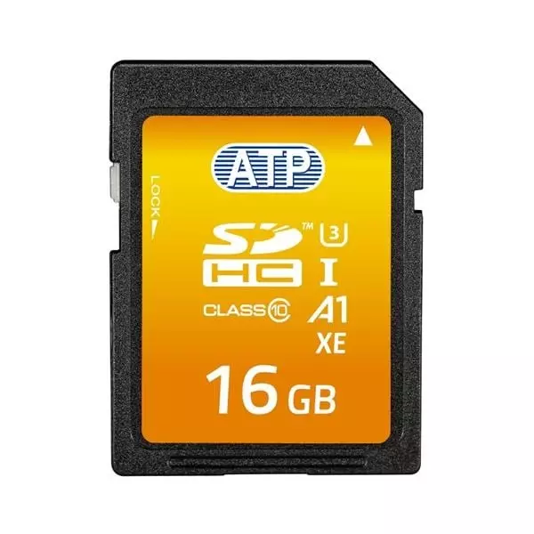 ATP Industrial SD Card 16 GB Memory Size 32x24x2.1 mm, AF16GSD4A-BBBIM