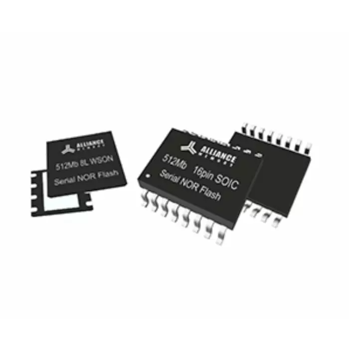 Alliance Memory NOR 512 Mbit Serial Flash Memory 8-Pin WSON, AS25F3512MQ-7W2INTR (Pack of 3000)