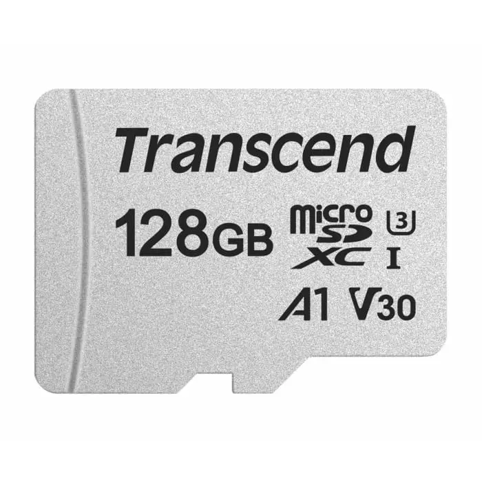 Transcend 128 GB MicroSD Micro SD Card, Class 10, TS128GUSD300S