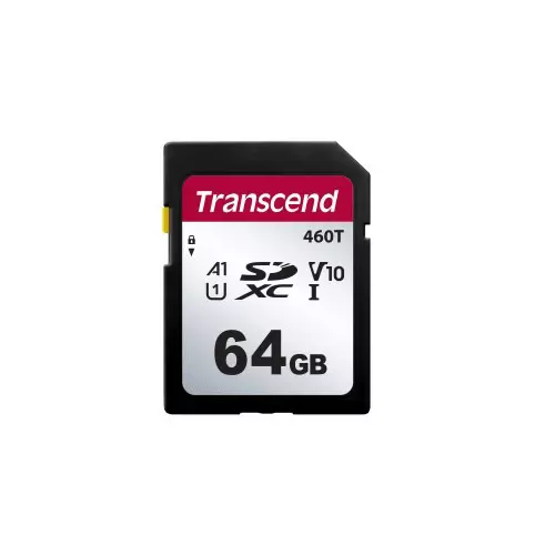 Transcend 64 GB Industrial SDXC SD Card, V30, TS64GSDC460T