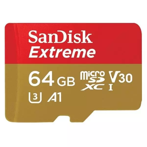SanDisk Micro SD Card 64 GB Memory Size 15x11x1 mm, SDSDQAE-064G