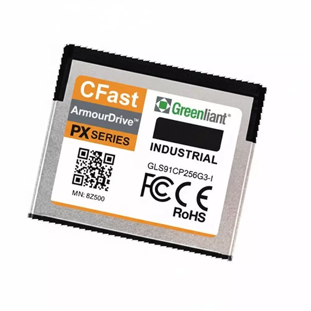 Greenliant CFast Card 64 GB Memory Size 42.8x36.4x3.6 mm, GLS91CP064G3-I-BZ600
