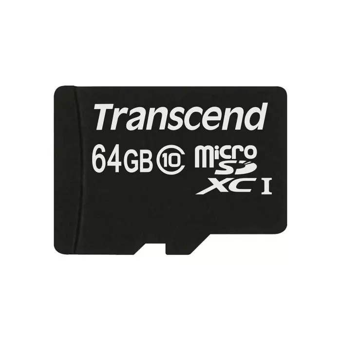 Transcend 64 GB MicroSDHC, MicroSDXC Micro SD Card, Class 10, TS64GUSDXC10
