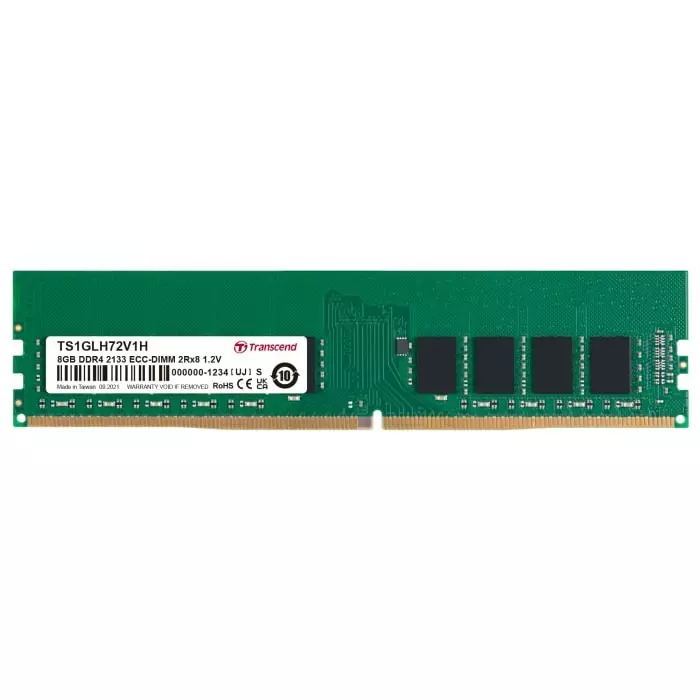 Transcend 8 GB DDR4 Desktop, Laptop RAM, 2133Mbit/s, DIMM, 1.2V, TS1GLH72V1H