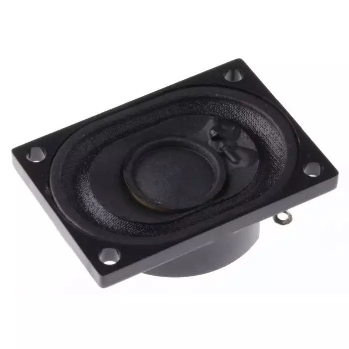 RS PRO 4? 2W Miniature Speaker 28.3mm Dia. , 40 x 28.3 x 11.5mm Model No 7564624