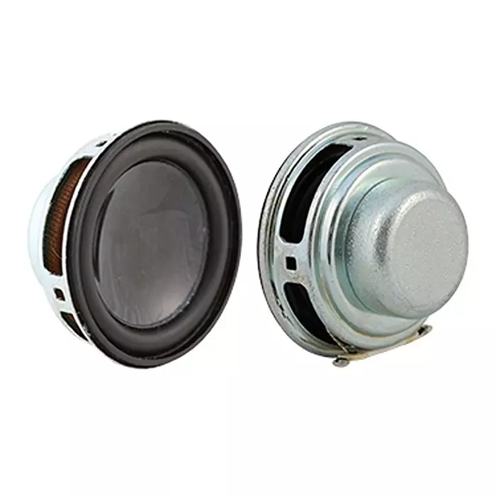 RS PRO Miniature Speaker 40 mm Dia x 21 mm 4 Ω Impedance 85 dB Sound 3 W Power, 102760