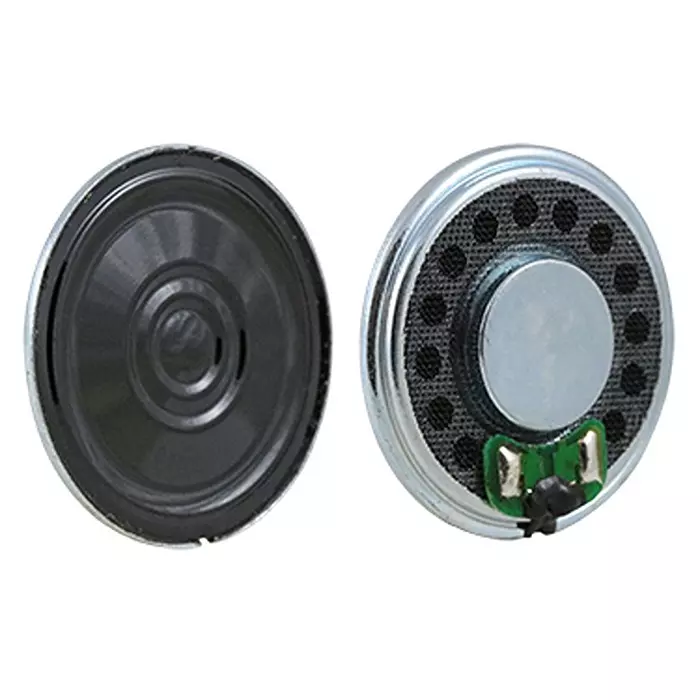 RS PRO Miniature Speaker 28 mm Dia x 4 mm 8 Ω Impedance 90 dB Sound 0.5 W Power, 102745
