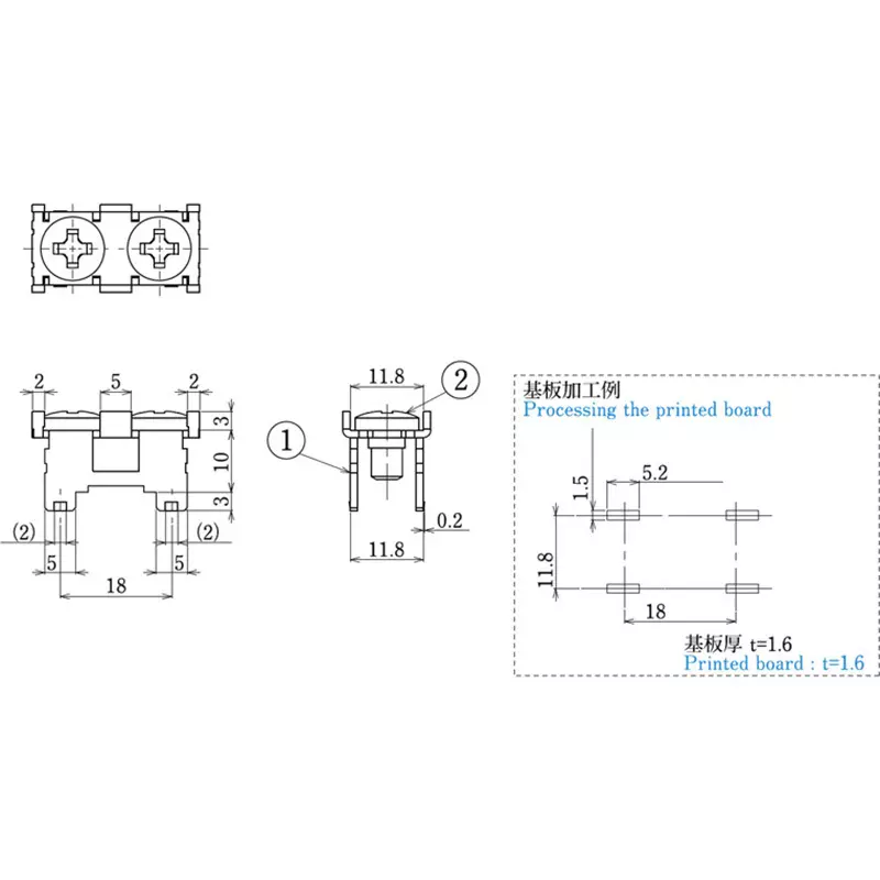 trusco-printed-board-terminal-60-a-rating-t4118ds-pack-of-10