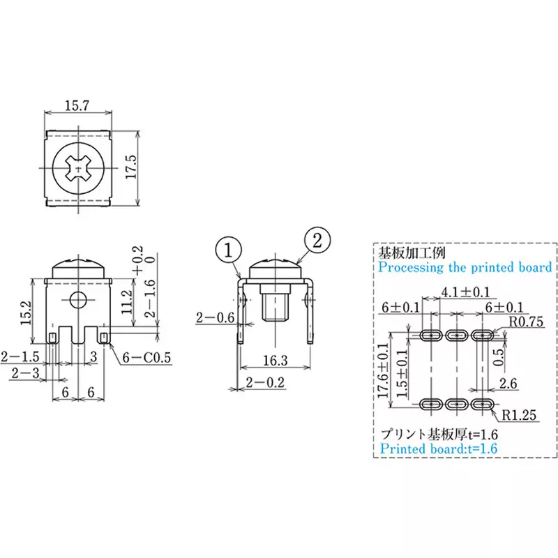 trusco-printed-board-terminal-130-a-rating-t4126ds-pack-of-10