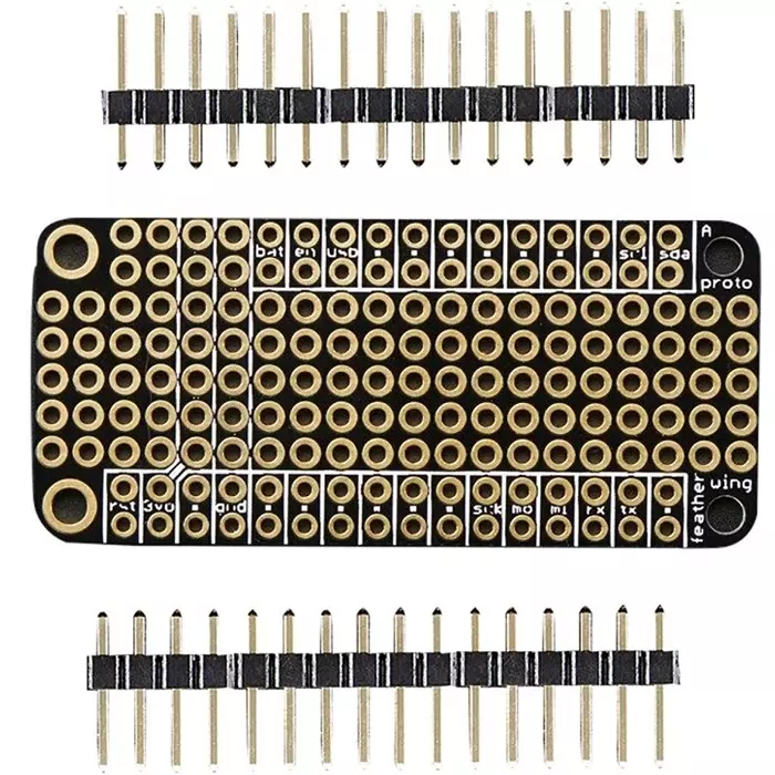 ADAFRUIT INDUSTRIES Breadboard FeatherWing Prototyping Board 50.9x22.9x1.6 mm, 2884