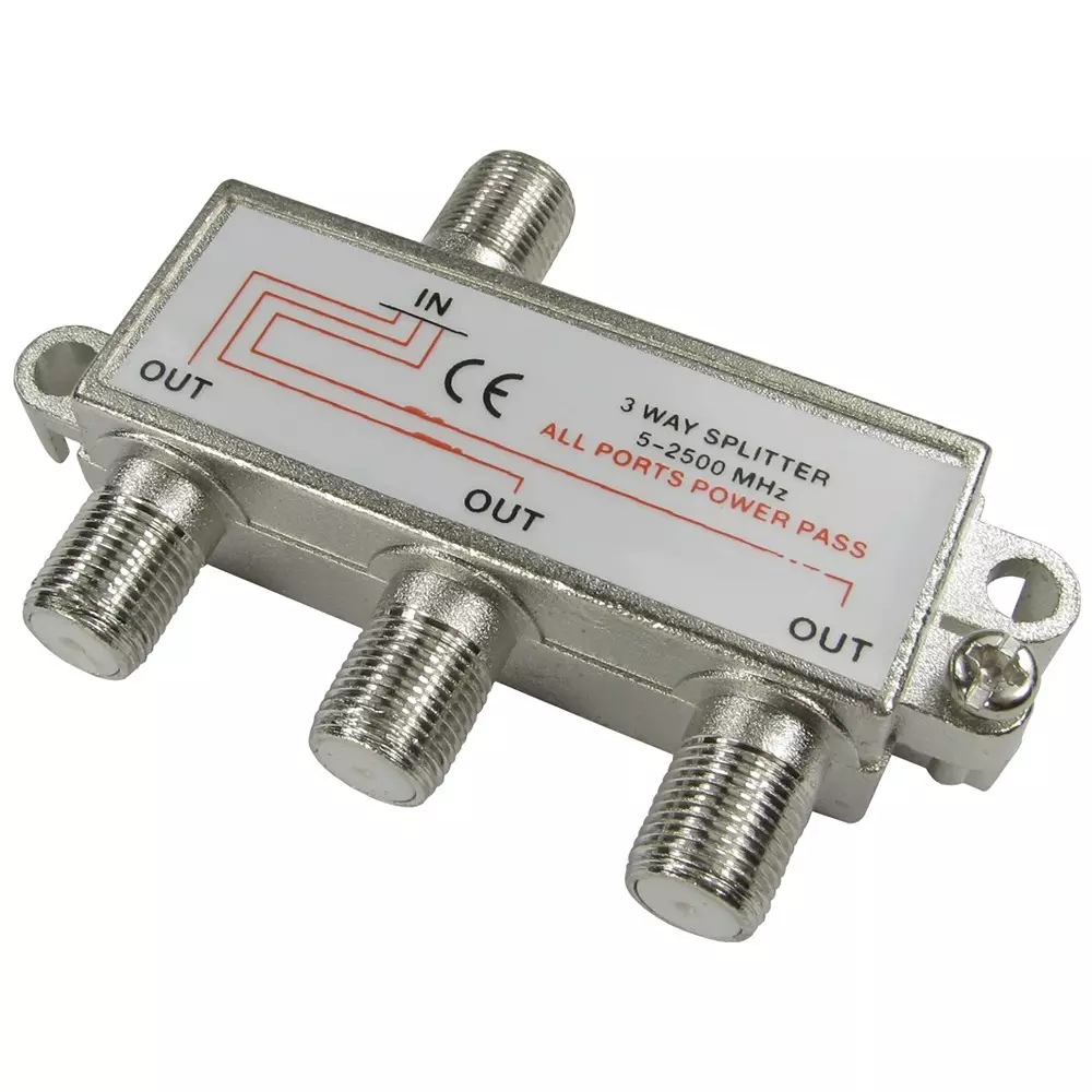 RS PRO RF Splitter F Connector/F Connector, 2662152