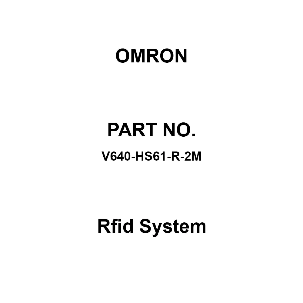 Omron Rfid System 2 m Cable Length, V640-HS61-R-2M
