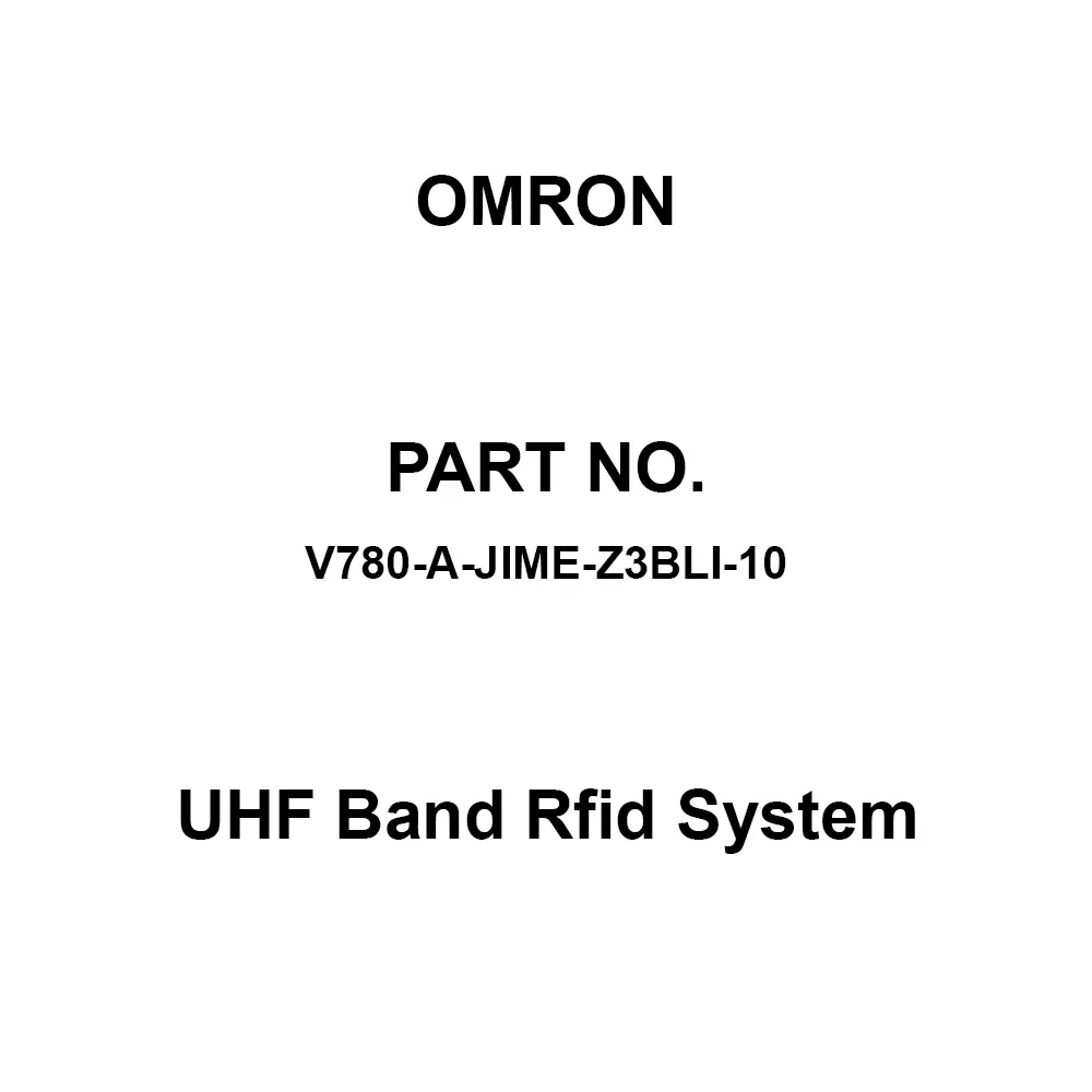 Omron UHF Band Rfid System 5 to 95% RH, V780-A-JIME-Z3BLI-10