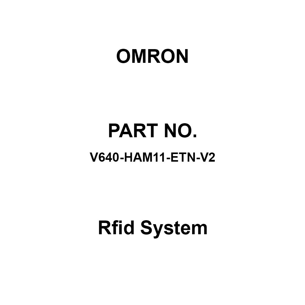 Omron Rfid System DC 24 V, V640-HAM11-ETN-V2