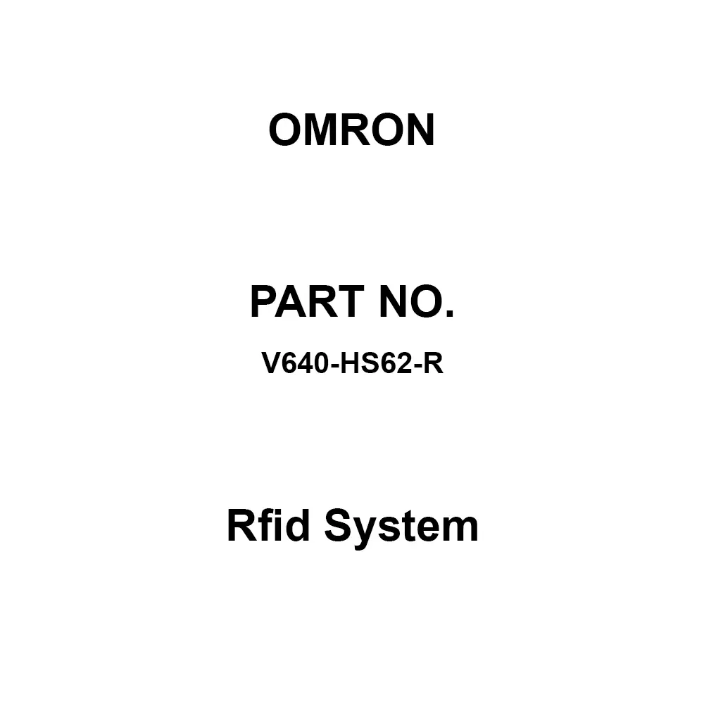 Omron Rfid System 2 m Cable Length, V640-HS62-R
