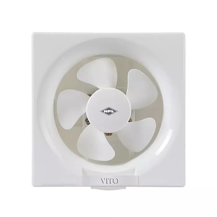 HPL Ventilation Fan 6 Inch (15.24 cm) Size 150 mm Sweep Size 25 W Power White, VITO 6" (HPLVEVIRSWHT06)