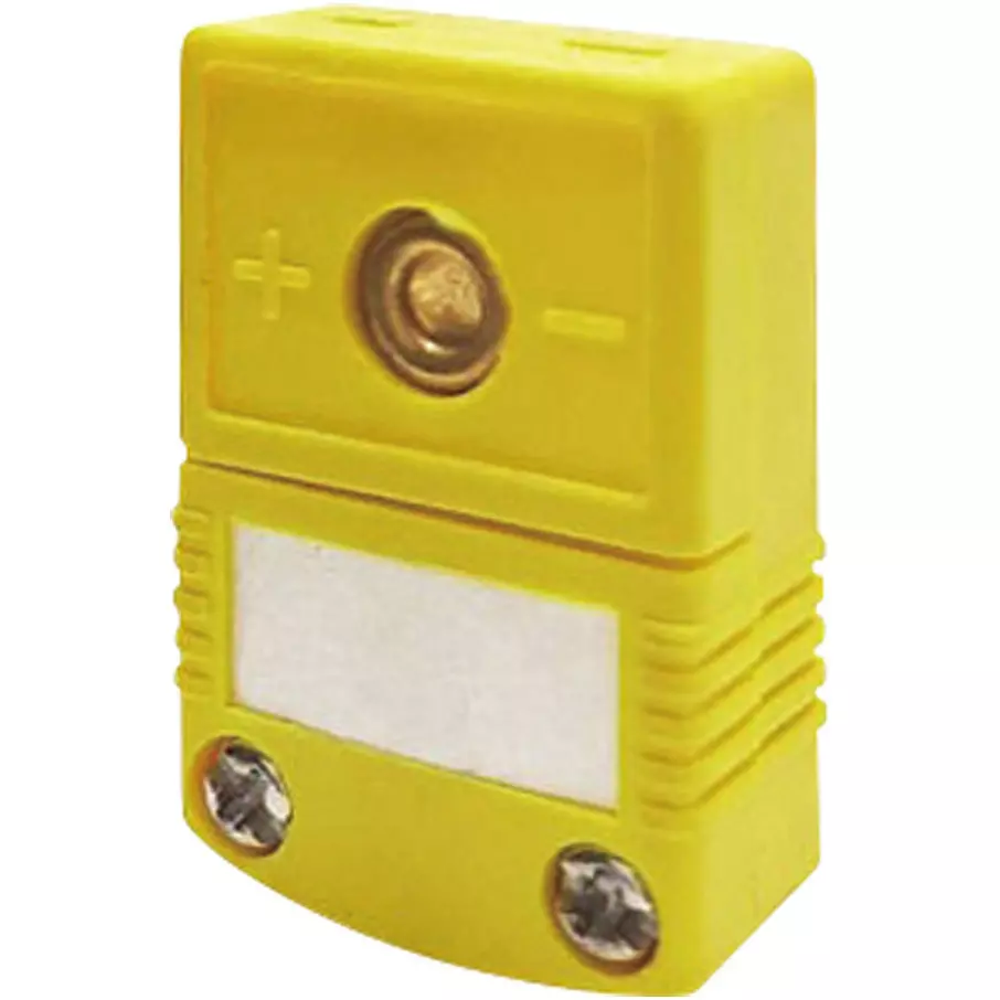 AS ONE K Thermocouple Connector Glass-Filled Nylon 66 16.9x25.3x8 mm, 4-3539-02