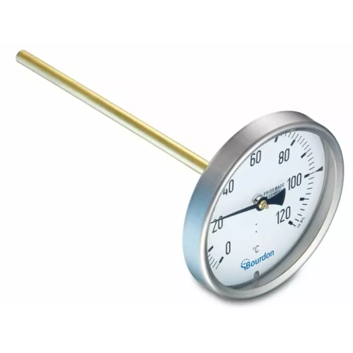 Bourdon Dial Thermometers Class 1 100 mm Size Centigrade Scale, TB100-212.156.11T