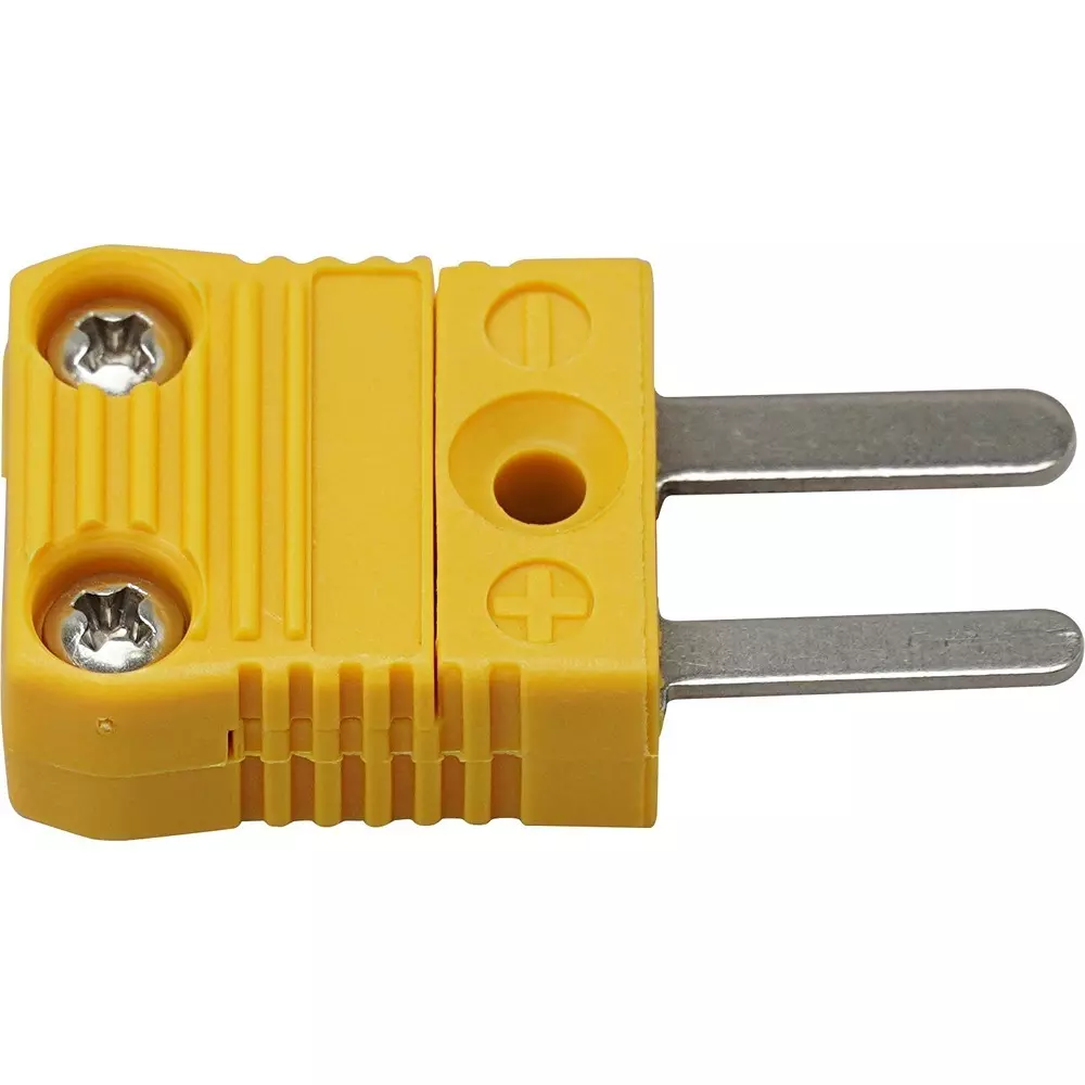 MonotaRO Thermocouple Connector Mini K Type 31.2x16.7x7.8 mm, FSP-K (Pack of 1 Pcs)