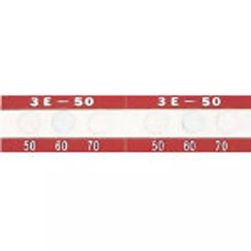 Nisshinbo Giken Kogyo Thermo Label 3-Point Display Outdoor-Compatible (Irreversible) ±2°C Accuracy, 3E-120 (Pack of 20 Pcs)
