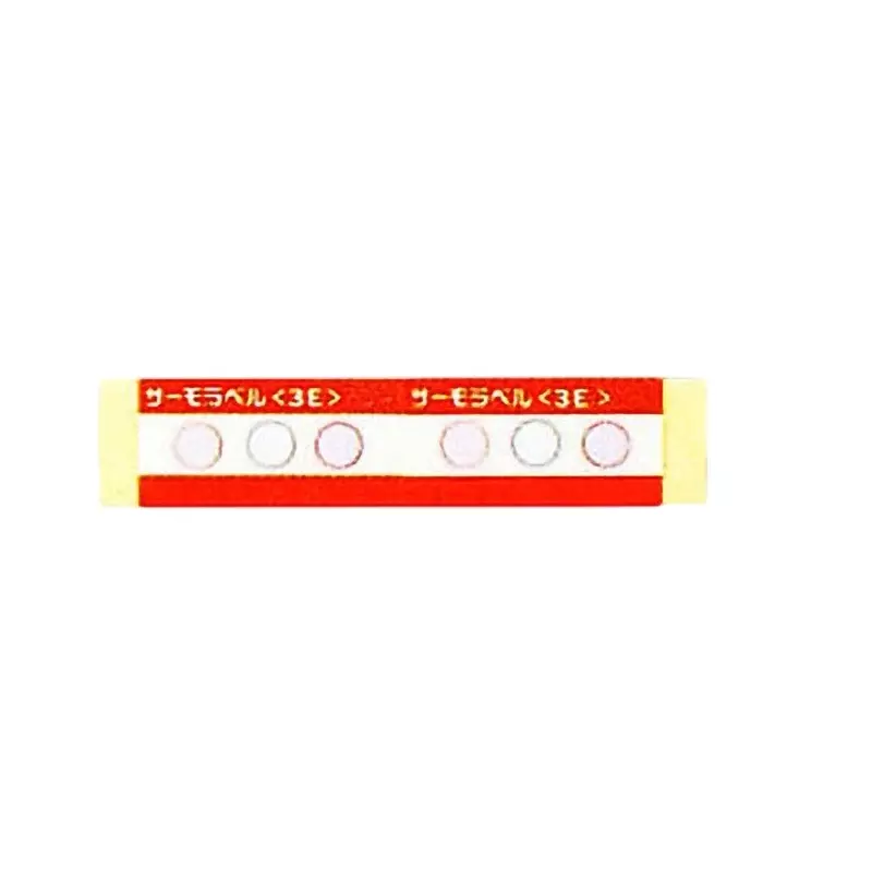 Nisshinbo Giken Kogyo Thermo Label Temperature Indicator Labels 75-85-95°C and 30 mm Width, 3E-75 (Pack of 20 Pcs)