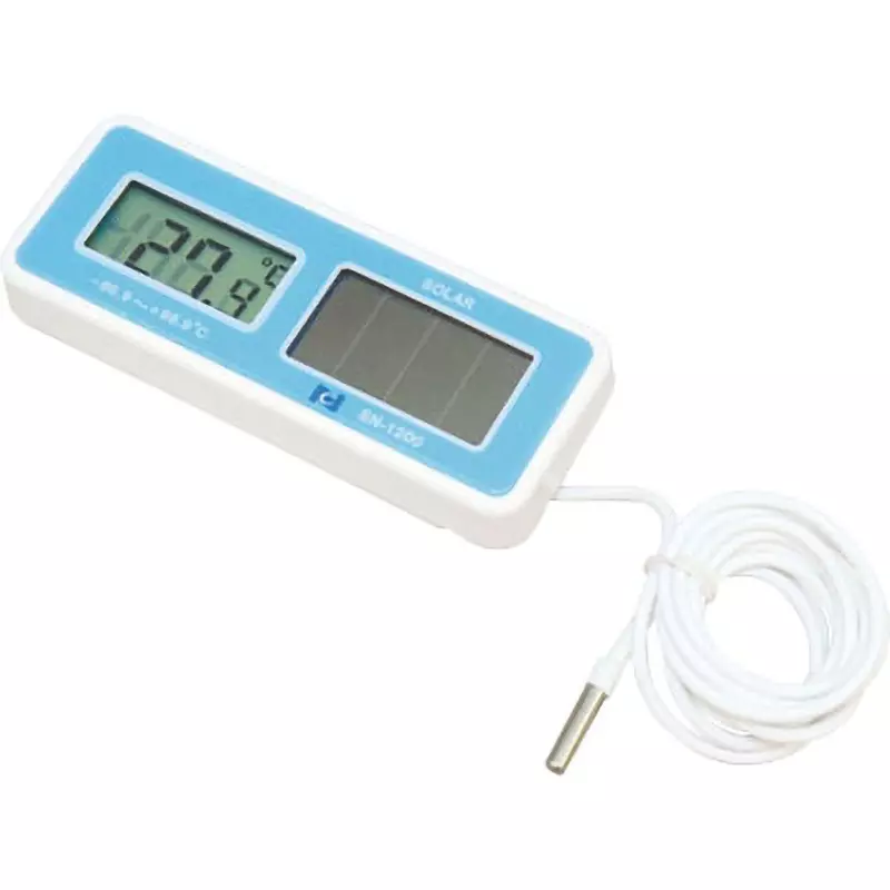 MonotaRO Solar Digital Thermometer Module ±1°C (-20.0 to 40.0°C), ±2°C (-40.0 to 20.1°C, +40.1 to 70.0°C), ±2°C or more (-59.9 to, 68283802