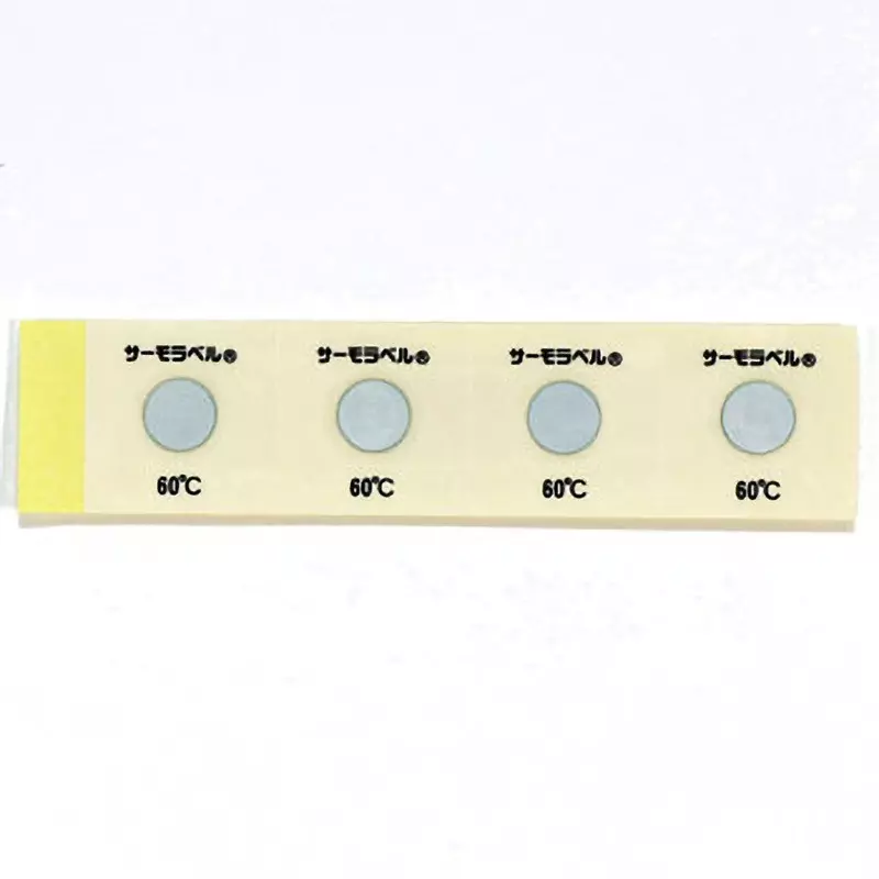 Nisshinbo Giken Kogyo Thermo Label Temperature Indicator Labels 60°C and 30 mm Width, LI-60 (Pack of 40 Pcs)