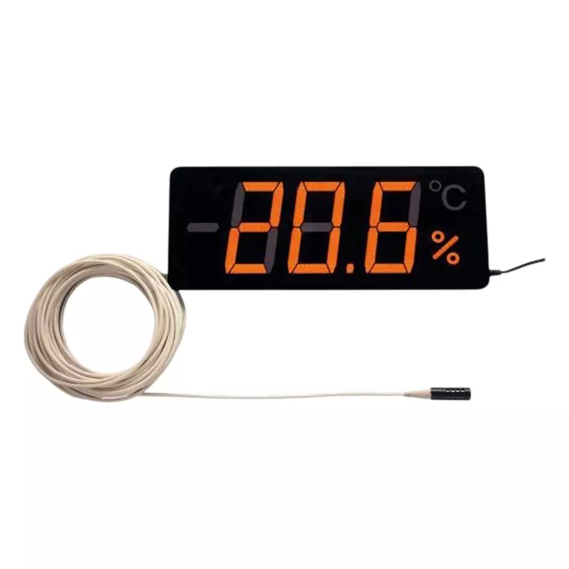 AS ONE Thin Temperature Display TP-300 Series 0.0 - 50.0°C,TP-300HB-10