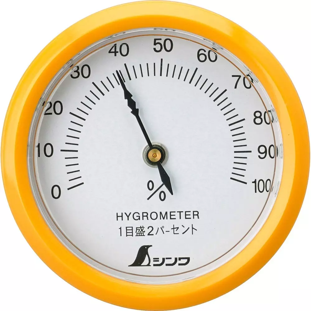 Shinwa Rules Hygrometer Round Φ71x21 mm, 72668