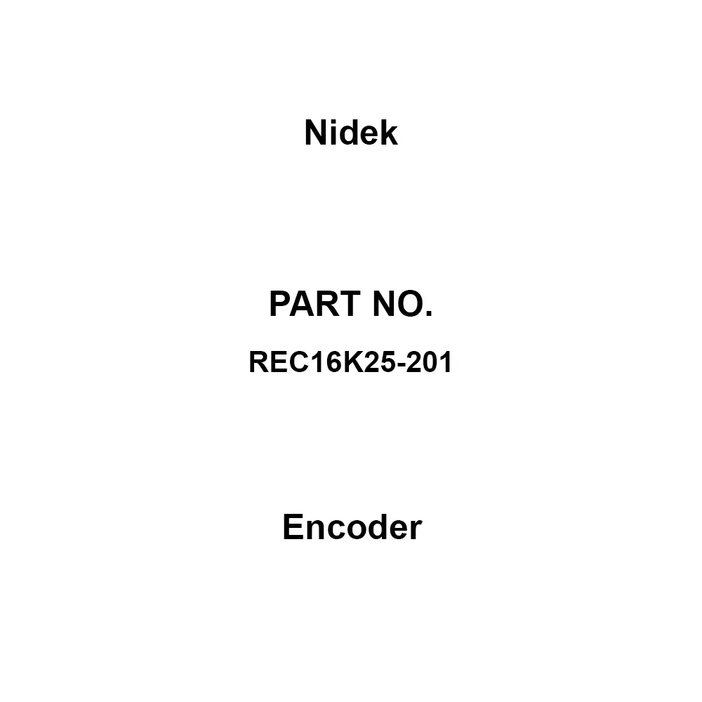 Nidek Encoder DC5 V±5%, 30 mA Power Supply Voltage Switch: DC15 V Rated Voltage, REC16K25-201 (Pack of 5)