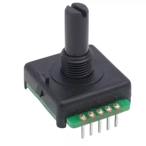 Bourns Absolute Mechanical Encoder PCB Mount 128 PPR No Detent 8 bit Code, EAW0J-R24-AE0128L