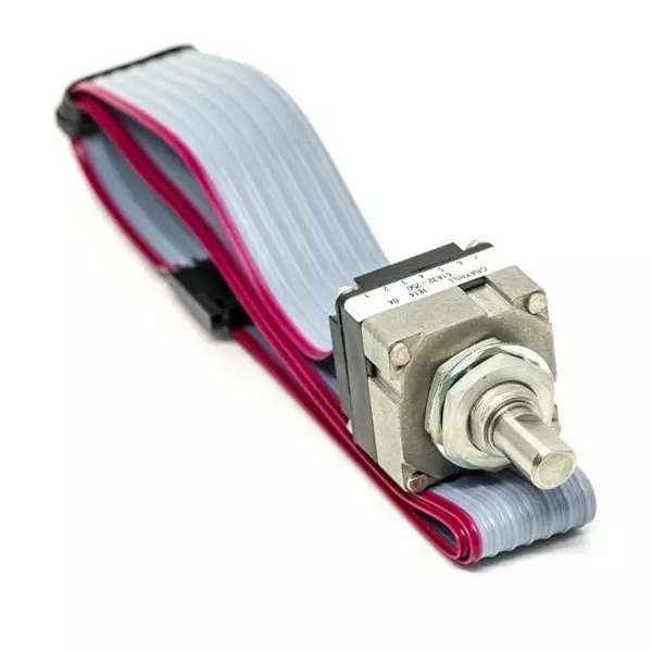 GRAYHILL Absolute Optical Encoder Panel Mount 32 PPR 32 Detent Binary Coded Decimal (BCD), 61A32-250