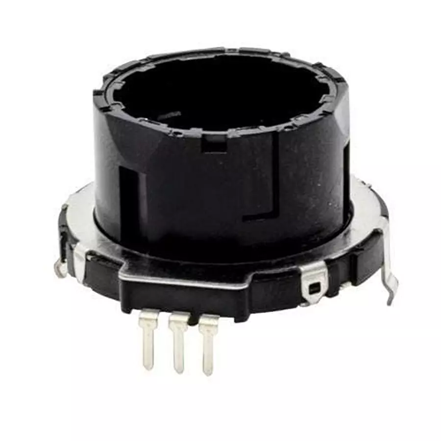 Same Sky Encoder Board Mount 18 PPR 18 Detent Quadrature, RING28-161818-TH