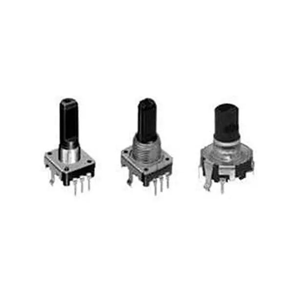 ALPS ALPINE Incremental Encoder PCB Mount 12 PPR Insulated 12 Detent 2 Channel, EC12E1220301