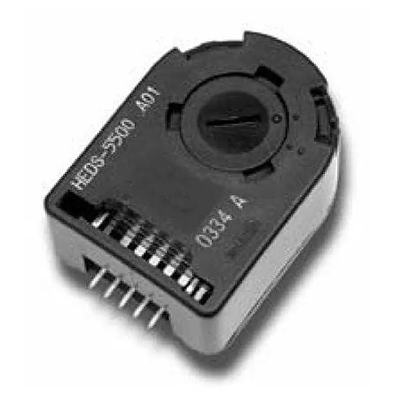 BROADCOM Incremental/Shaftless Optical Encoder Chassis Mount 1000 CPR Rotary No Detent 2 Channel, HEDM-5500#B12
