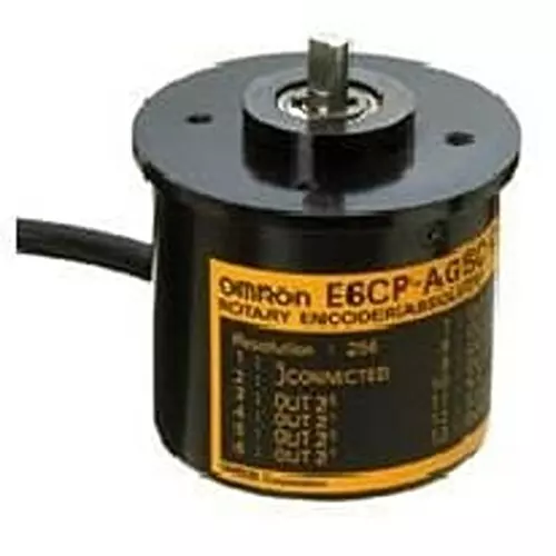 Omron Incremental Encoder Panel Mount 20 PPR Rotary No Detent 3 Channel, E6C2-CWZ3E 20P/R 2M